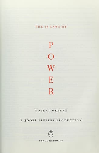 Cover: The 48 Laws of Power